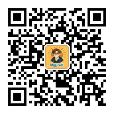 公众号 Unclesun 二维码